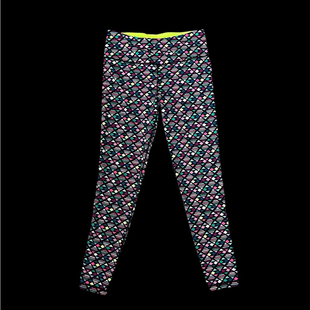 VSX Sport Bright Geometric Pattern Knockout Leggings
